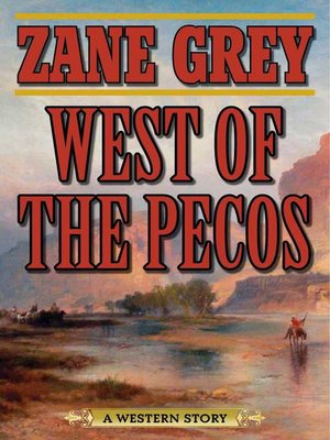 cover image of West of the Pecos